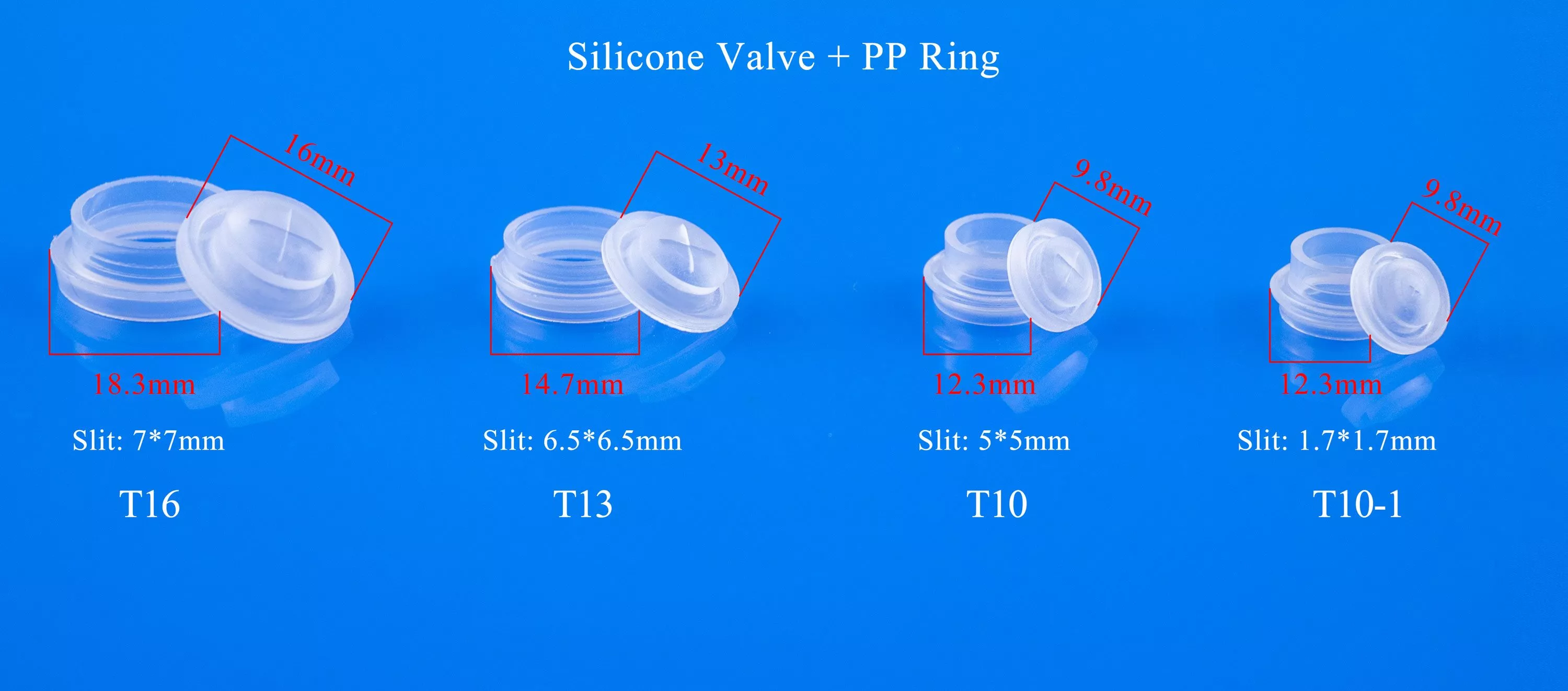 矽膠沖切閥+PP環現貨尺寸